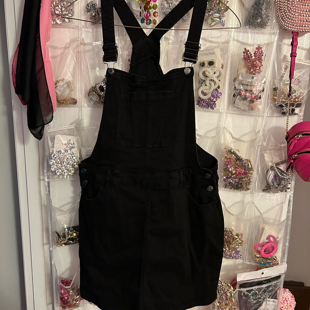 Soho Black Denim Dress